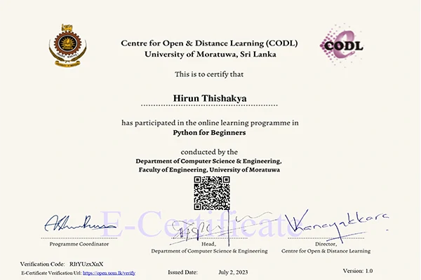 Certificate Image